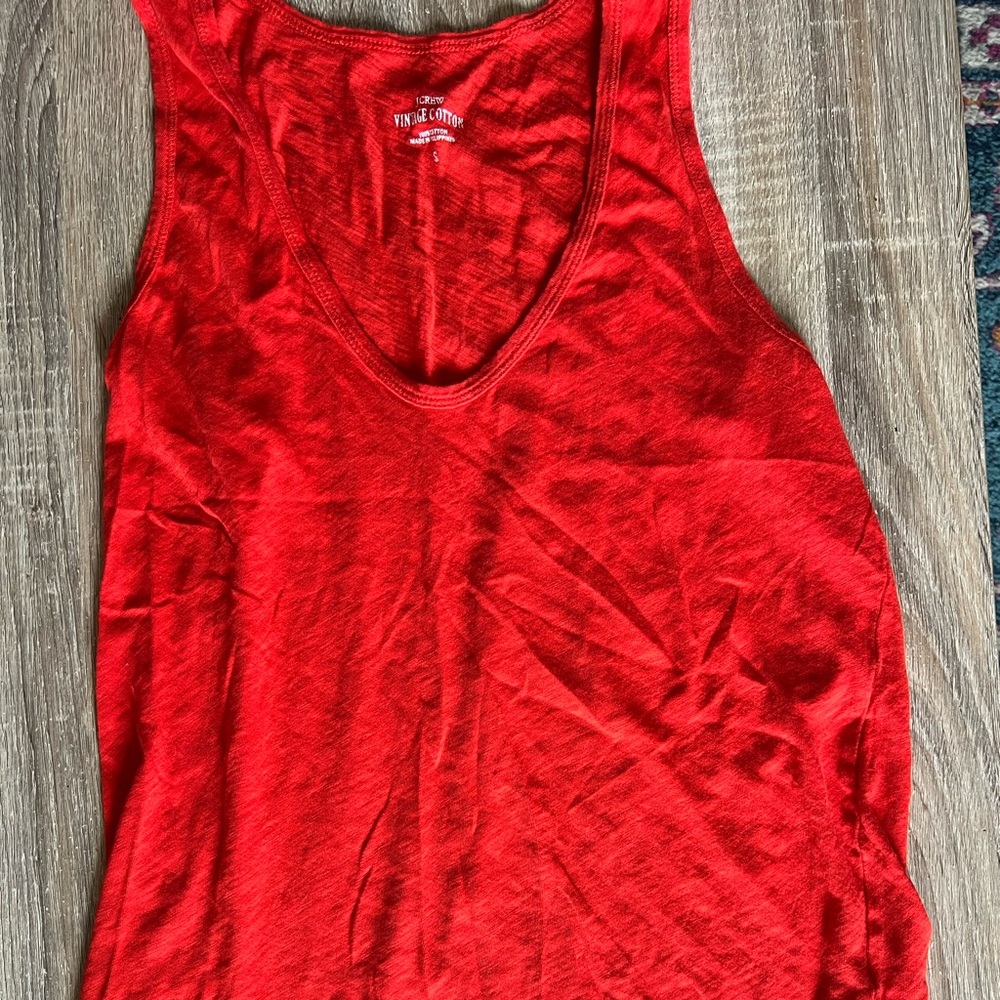 Jcrew vintage cotton tank top